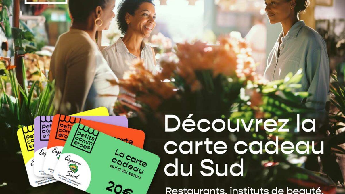 Découvrez la Carte Cadeau Petits Commerces de l’Espace Sud